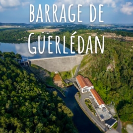 Slvie Lorient Quimperlé - visite du barrage de Guerlédan