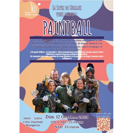 2025 - Slvie Morlaix - Paintball Raclette !
