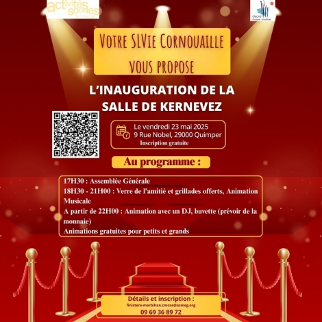 2025 - Slvie Cornouaille -Inauguration de la salle de Kernevez